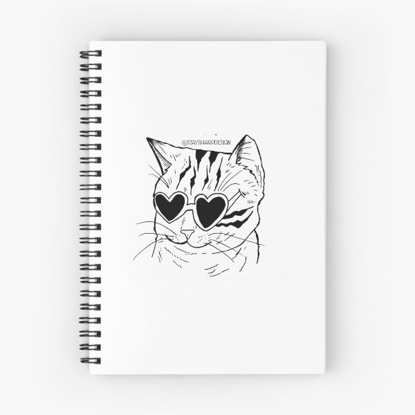 Item preview, Cat in Funky Glasses  designed and sold by STAYSHARPDESIGN.