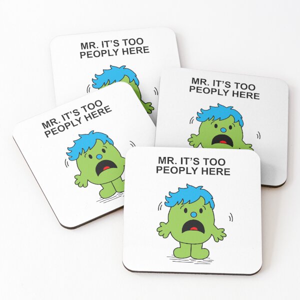 Item preview, Mr. Its too peoply here designed and sold by Scat the cat.