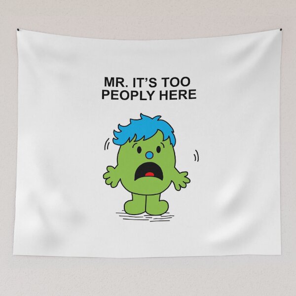 Item preview, Mr. Its too peoply here designed and sold by Scat the cat.
