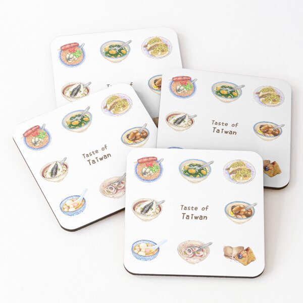 Item preview, Taiwan Street Food 台灣小吃 - Oyster Vermicelli, Milk Fish Congee, Wagui, Zongzi , Tangyuan designed and sold by Rose Chiu.