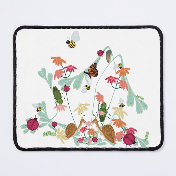 Item preview, Garden Ladybug & Friends White designed and sold by GalapaTales.