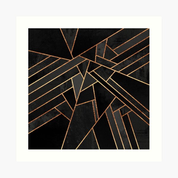 Black Night Art Print