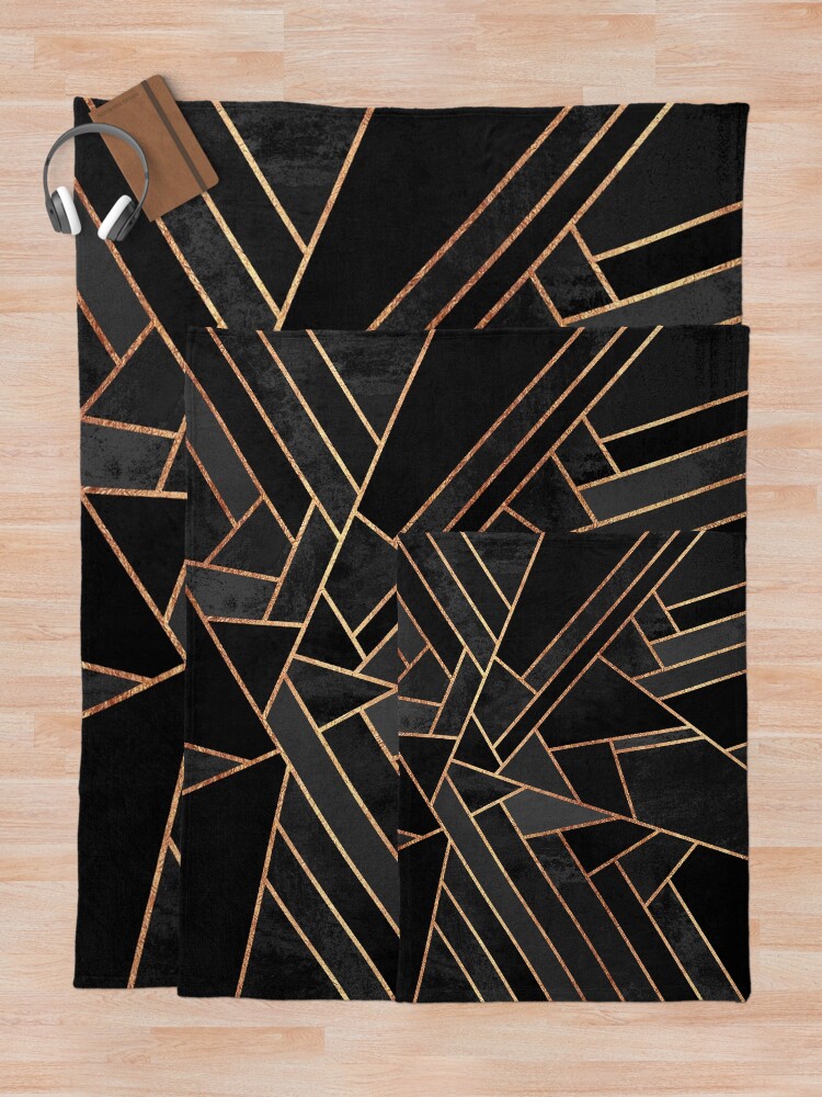 Plaid ''Nuit noire' : autre vue