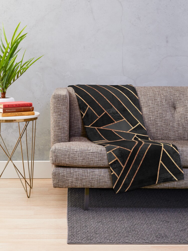 Plaid ''Nuit noire' : autre vue