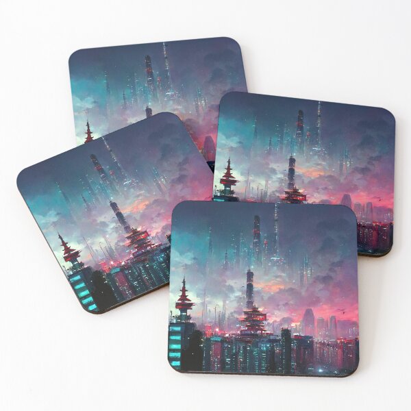 Item preview, Tower District designed and sold by NeuroChroma.