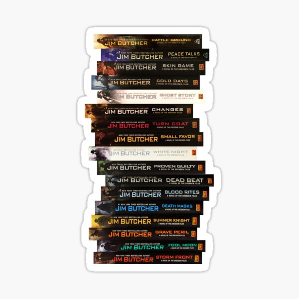 Item preview, complete dresden files designed and sold by kyreeeeeeen.