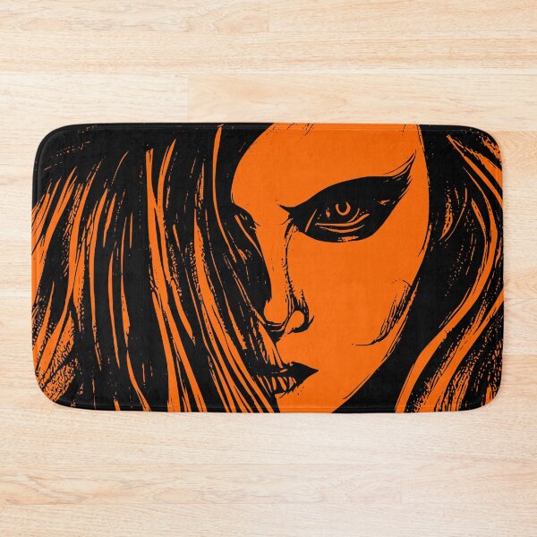 Item preview, Halloween Menacing Witch with Orange Background designed and sold by HalloweenThings.