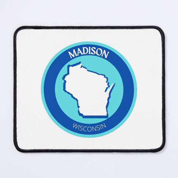 Item preview, MADISON WISCONSIN - BLUE designed and sold by jrno11.