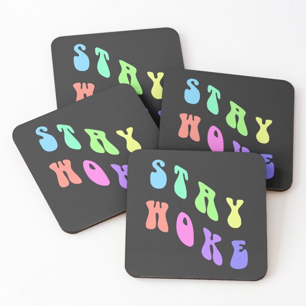 Item preview, STAY WOKE rainbow designed and sold by everything4eva.