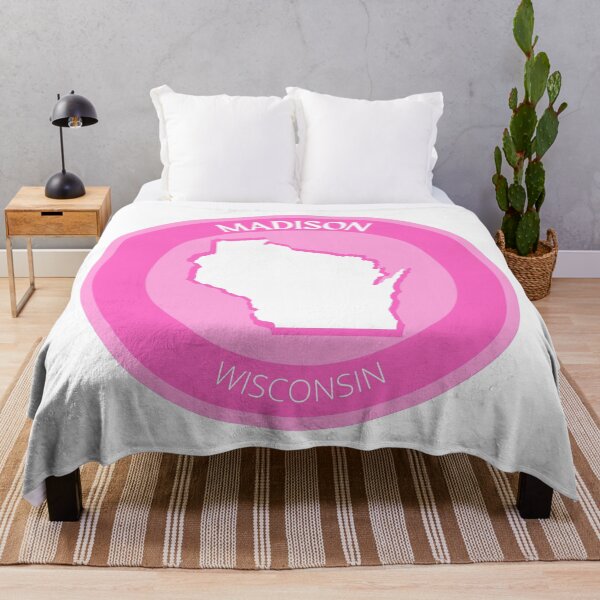 Item preview, MADISON WISCONSIN - PINK designed and sold by jrno11.
