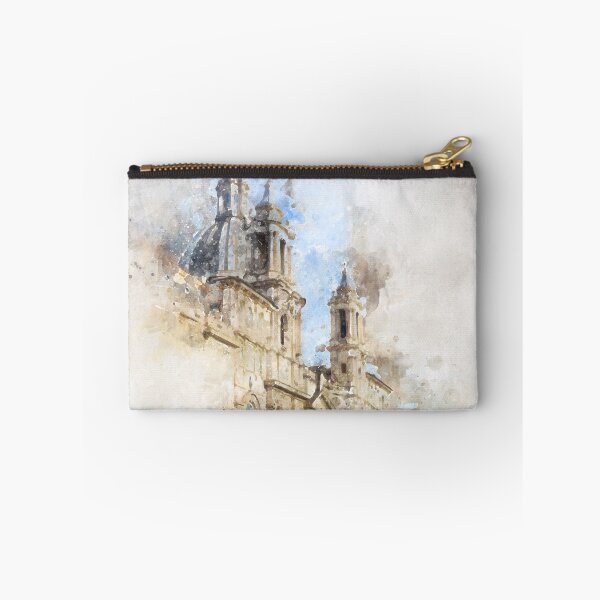 Item preview, Piazza Navona Watercolor designed and sold by IndigoTDesigns.