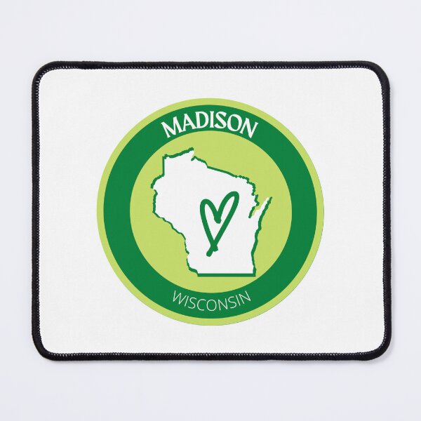 Item preview, MADISON WISCONSIN - GREEN LOVE designed and sold by jrno11.