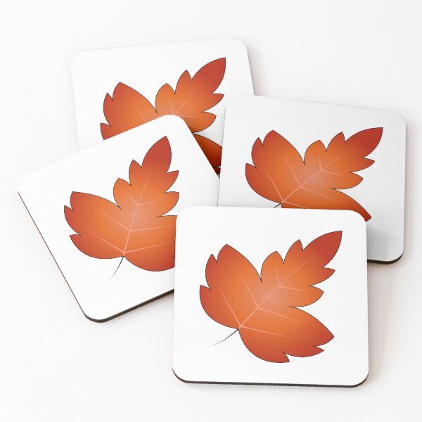 Item preview, Orange Autumn falling leaves designed and sold by Cheni-Yathri.