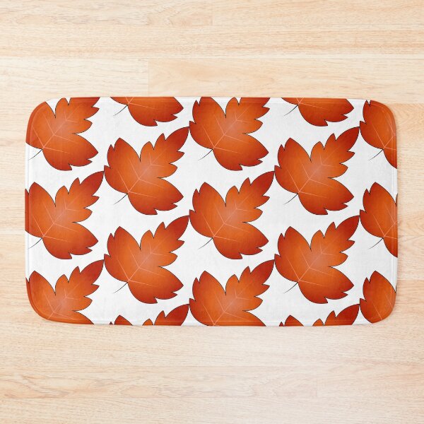 Item preview, Orange Autumn falling leaves designed and sold by Cheni-Yathri.