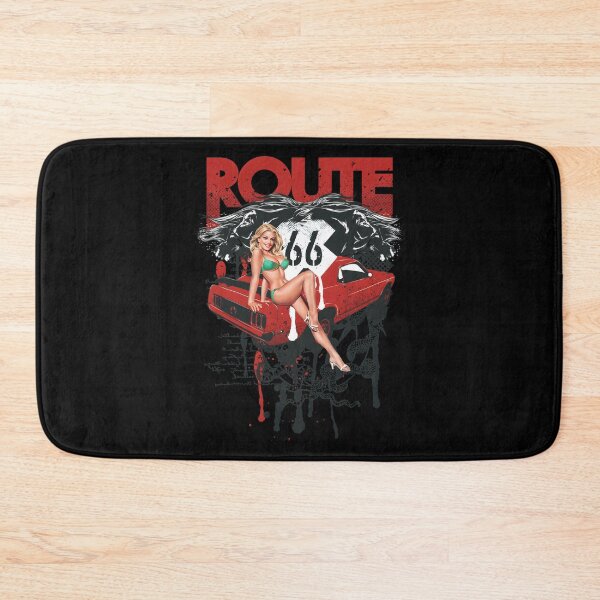 Item preview, Route66 Pin Up girl classic print sticker Classic  designed and sold by mekarimerwe2.