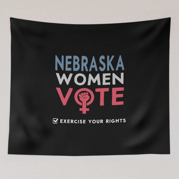Item preview, Nebraska Women Vote Voter 2022 Election Feminist Women Right design designed and sold by Merchking1.