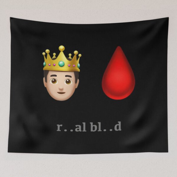 Item preview, Royal Blood Emoji Riddle Classic  designed and sold by mekarimerwe2.