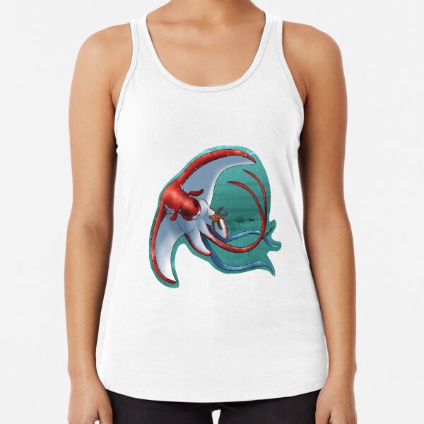 Skate - Manta Ray Dice Alternate Design Racerback Tank Top