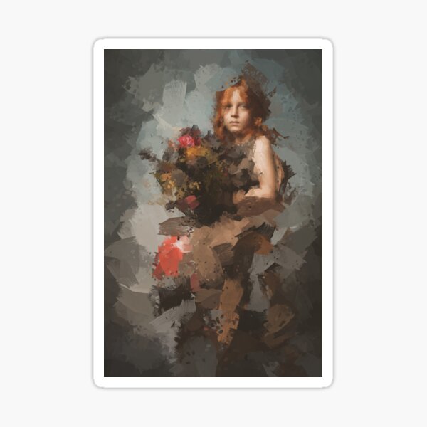 Digital Art for Lovely Mood Sticker