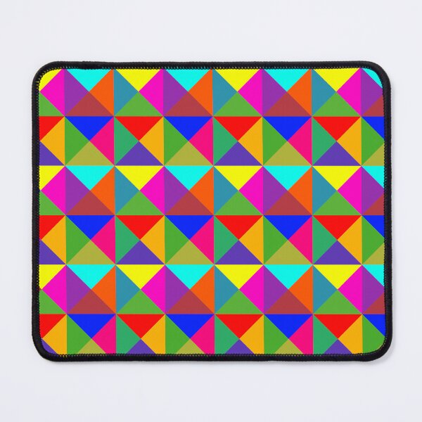 Item preview, bright colorful geometrical pattern designed and sold by pauloneill-art.