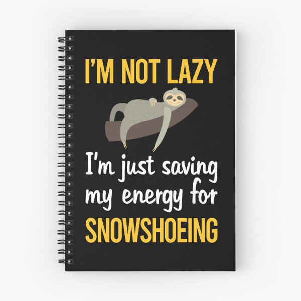 Item preview, Saving Energy Snowshoeing Snowshoer designed and sold by RogersFried.