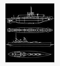 Battle Ship Photographic Print