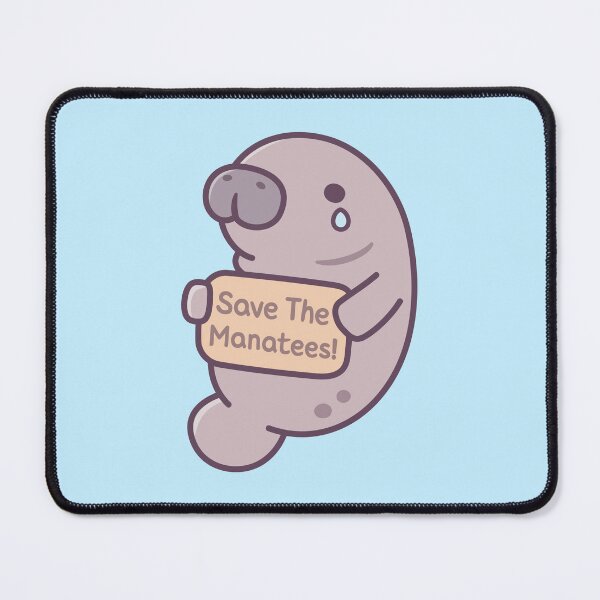 Item preview, Cute Crying Manatee Save The Manatees designed and sold by rustydoodle.