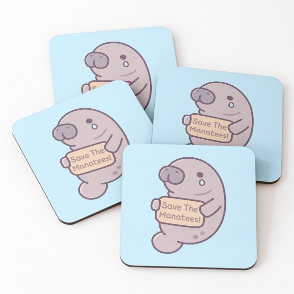 Item preview, Cute Crying Manatee Save The Manatees designed and sold by rustydoodle.