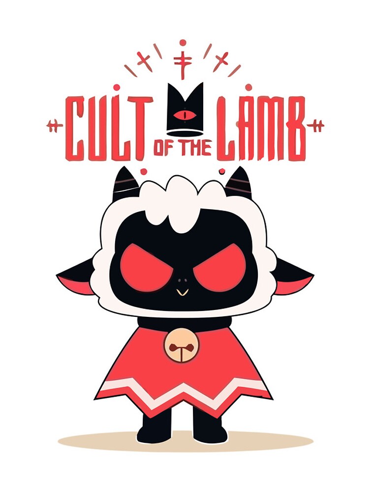 cult of the lamb with logo | iPhone Case