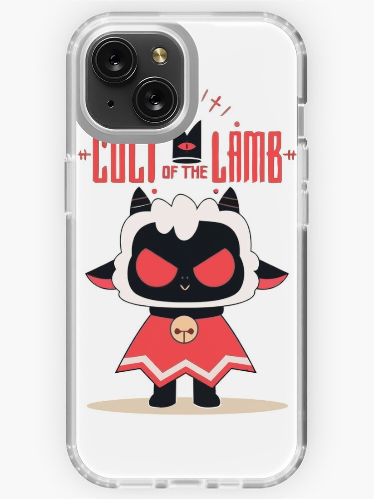 cult of the lamb with logo | iPhone Case