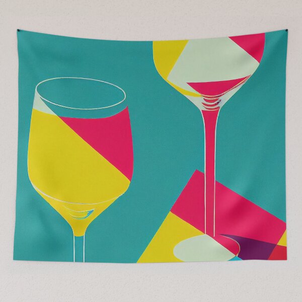 Item preview, Pop Art - Wine Glasses - #1 designed and sold by lapart.
