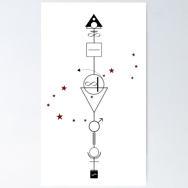 geometric arrow tattoo design