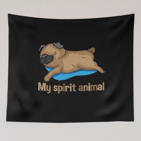 Item preview, Pug Spirit Animal Dog Lover Men Cute Pug Women designed and sold by DSWShirts.