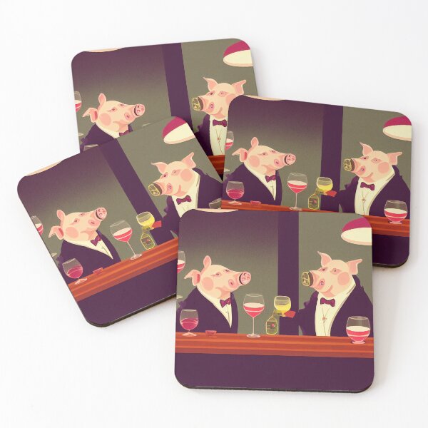 Item preview, Pigs - Bartenders - Pig House - House of Pig designed and sold by lapart.