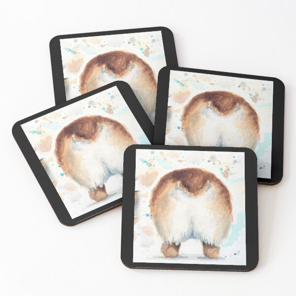 Item preview, Cute Corgi Butt Painting Watercolor designed and sold by HeinzGeorgRaab.