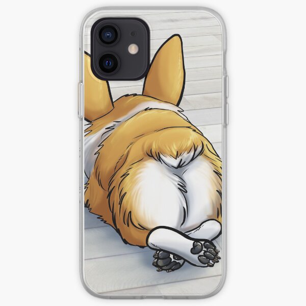 "Fluffy Butt" Corgi iPhone Soft Case