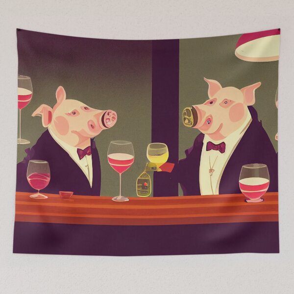 Item preview, Pigs - Bartenders - Pig House - House of Pig designed and sold by lapart.