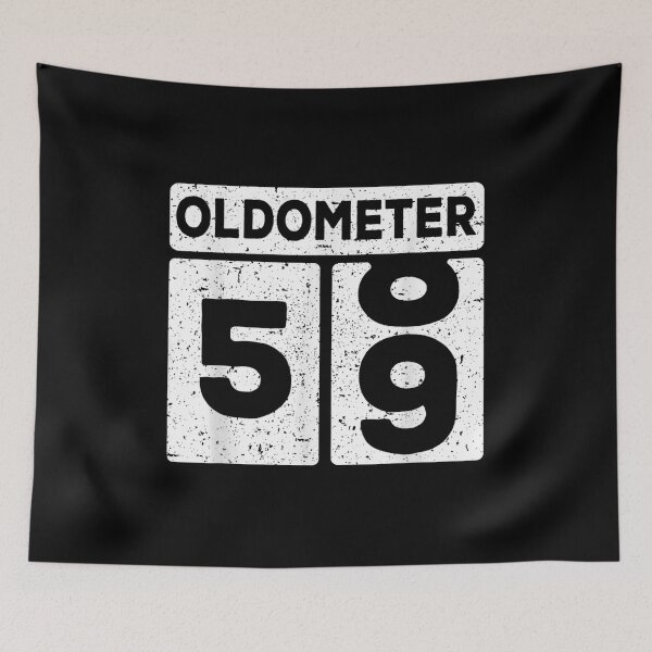 Item preview, Oldometer 58-59 | 59th Birthday Funny Gift designed and sold by Axelhellquis.