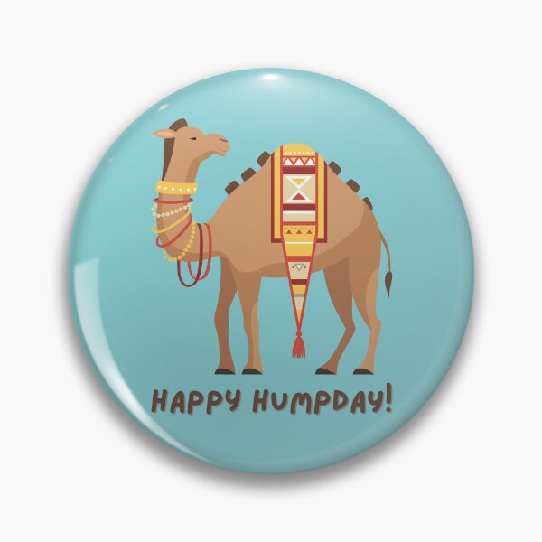 Item preview, Happy Humpday Hump Day Cute Decorated Camel  designed and sold by LoveSeasonz.