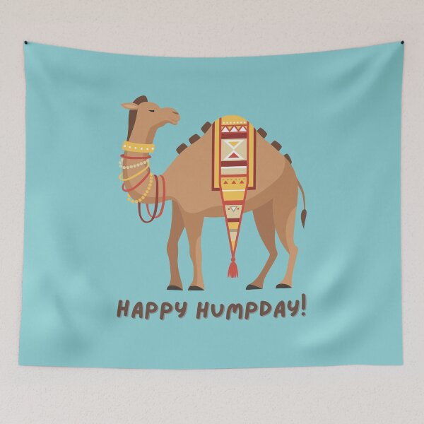 Item preview, Happy Humpday Hump Day Cute Decorated Camel  designed and sold by LoveSeasonz.