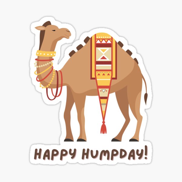 Camel Hump Day Stickers for Sale