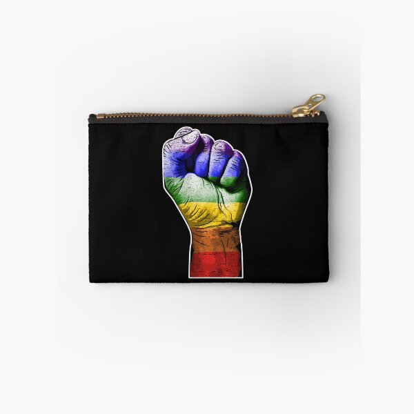 Item preview, Resist Fist - Gay Rights LGBTQ Pride Tee designed and sold by Phaedra Jones.