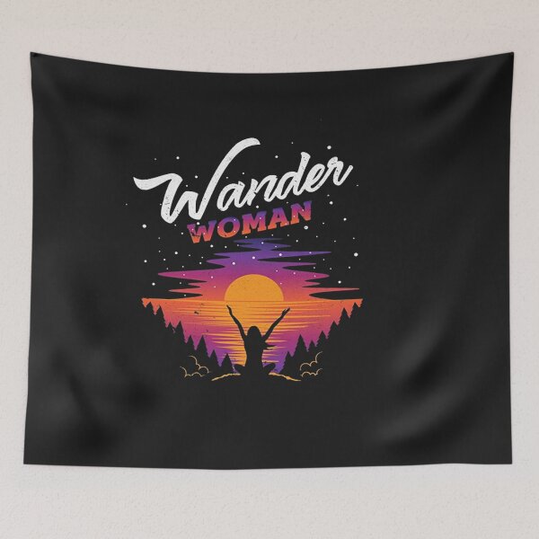 Item preview, Wander Woman Trekking Hiking designed and sold by juny2020.