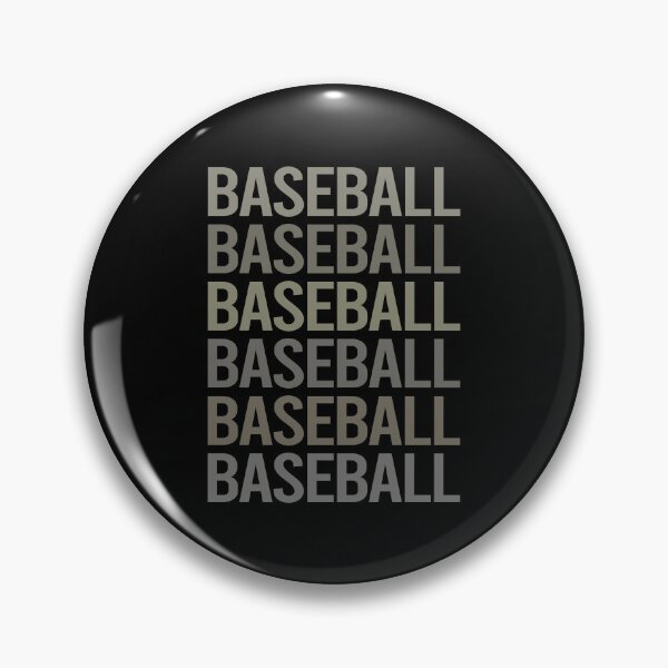Artikelvorschau, Grauer Text-Kunst-Baseball entworfen und verkauft von StoreCalamity.