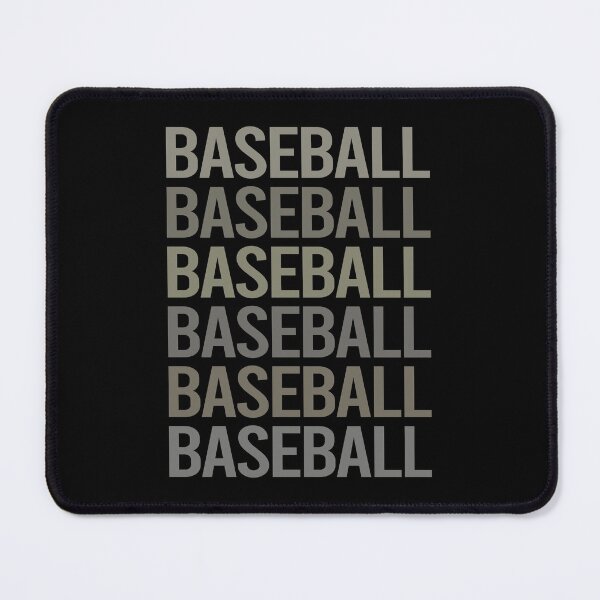 Item preview, Gray Text Art Baseball designed and sold by StoreCalamity.