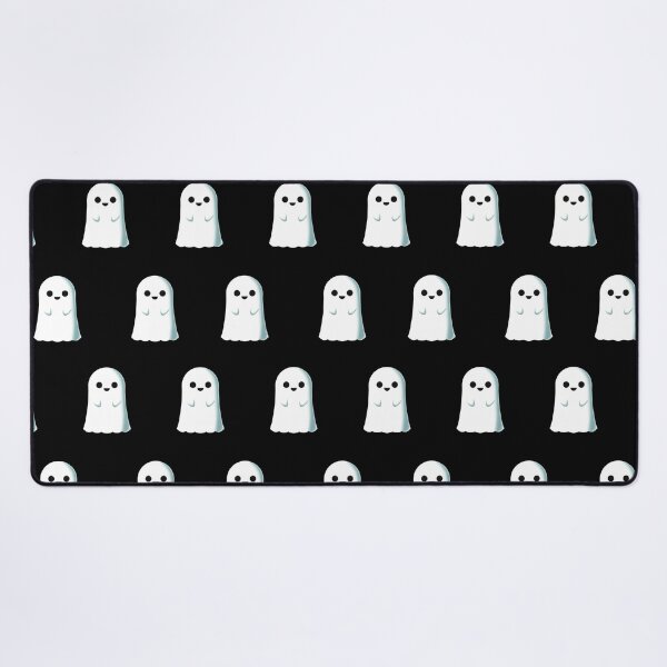 Artikelvorschau, Halloween-Geist - Muster - Schwarz entworfen und verkauft von Iscie.