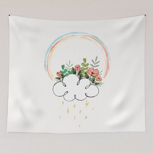 Item preview, Bloom on Cloud with Rainbow designed and sold by BerritsDesign.