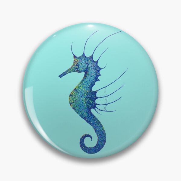Item preview, Aqua Seahorse designed and sold by Karen  Todman -Aroca Designs-.