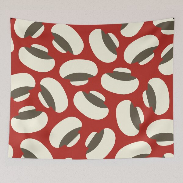 Item preview, Medium button mushroom pattern 4 designed and sold by LemonCreamyyyy.