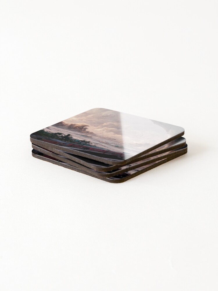 Thumbnail 4 of 5, Coasters (Set of 4), Power designed and sold by RicoInStudios.